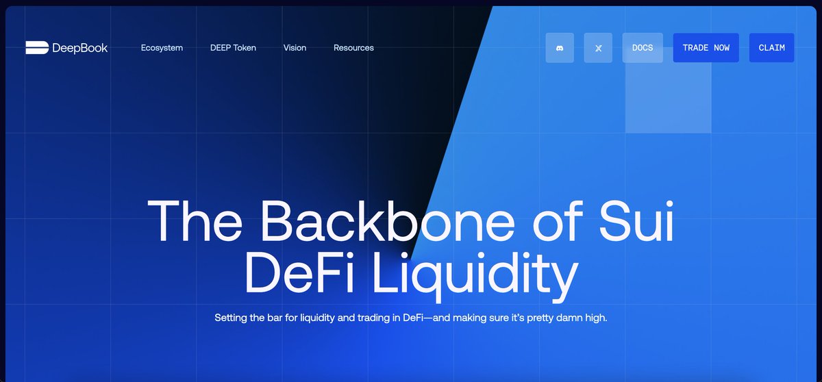 Sui Name Service (SuiNS) (@suinsdapp) on Twitter photo <a href="/ikadotxyz/">Ika「🦑」</a> Introducing deepbook.sui 📘
<a href="/DeepBookonSui/">DeepBook Protocol on Sui</a>'s the native decentralized central limit order book on Sui. No more word salad, DP brings
💰 A unified liquidity layer for DEXs & DeFi
🤝 Low fees, better prices, fast execution
⚙️ CEX-like trading experience to DeFi
🛡 MEV protection <a href="/ikadotxyz/">Ika「🦑」</a> Introducing deepbook.sui 📘
<a href="/DeepBookonSui/">DeepBook Protocol on Sui</a>'s the native decentralized central limit order book on Sui. No more word salad, DP brings
💰 A unified liquidity layer for DEXs & DeFi
🤝 Low fees, better prices, fast execution
⚙️ CEX-like trading experience to DeFi
🛡 MEV protection