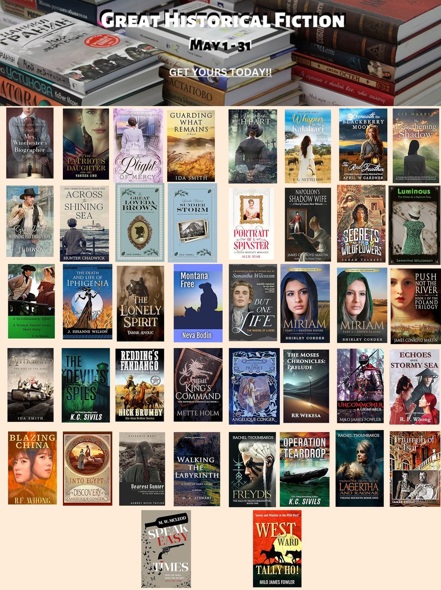 Looking for a few new Historical Fiction novels to read this weekend? Look no further. Here is a great group of suggestions that should pique the interest of any history lover. 

Click here to see each book: books.bookfunnel.com/GreatHistorica…

#historicalfiction #historicalfictionnovel