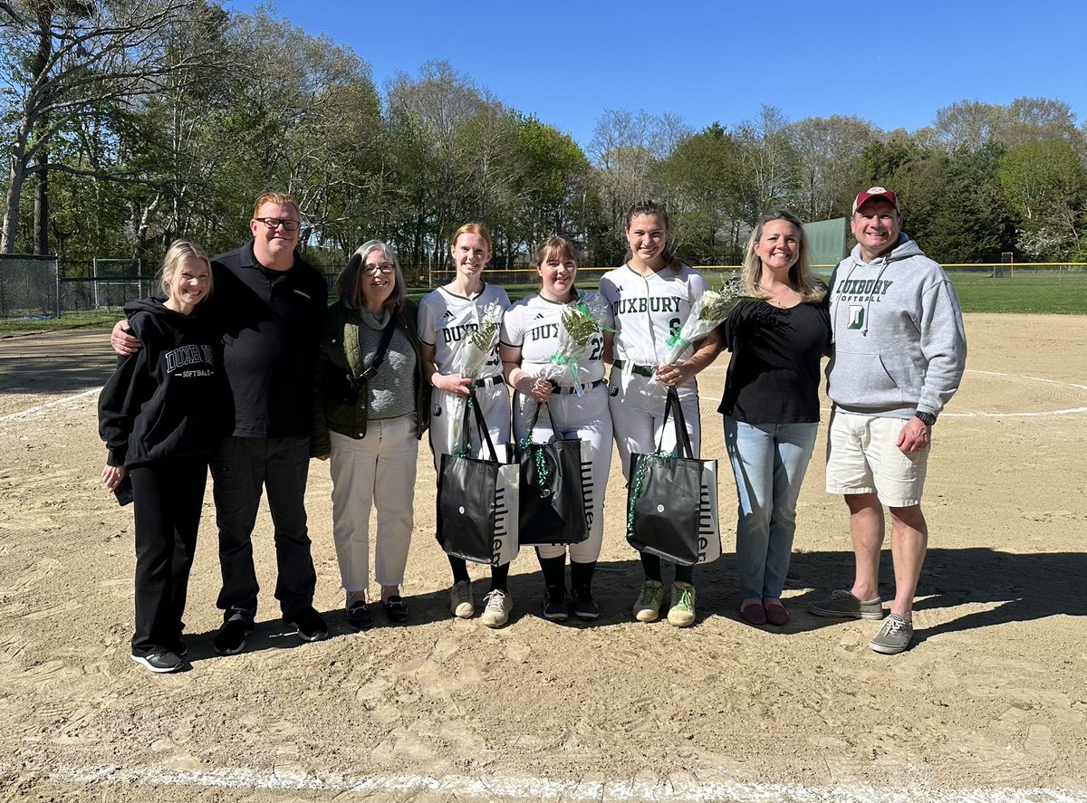 Clipper Sports (@duxburysports) on Twitter photo Senior Day for <a href="/SoftballDuxbury/">Duxbury Softball</a>. Dragons (6-2) honor Anna Houston, Alison Dimler and Caleigh Ryan before facing rival Hingham (4-4) in league action. Senior Day for <a href="/SoftballDuxbury/">Duxbury Softball</a>. Dragons (6-2) honor Anna Houston, Alison Dimler and Caleigh Ryan before facing rival Hingham (4-4) in league action.