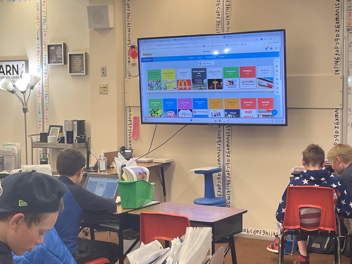 TraciPiltz's tweet image. These 5th graders have been writing about their favorite places in town. Yesterday we published their writing in @WriteReaderApp. 📕 The students had so much fun customizing their books with pictures and can’t wait for them to be printed and displayed at the library!😍