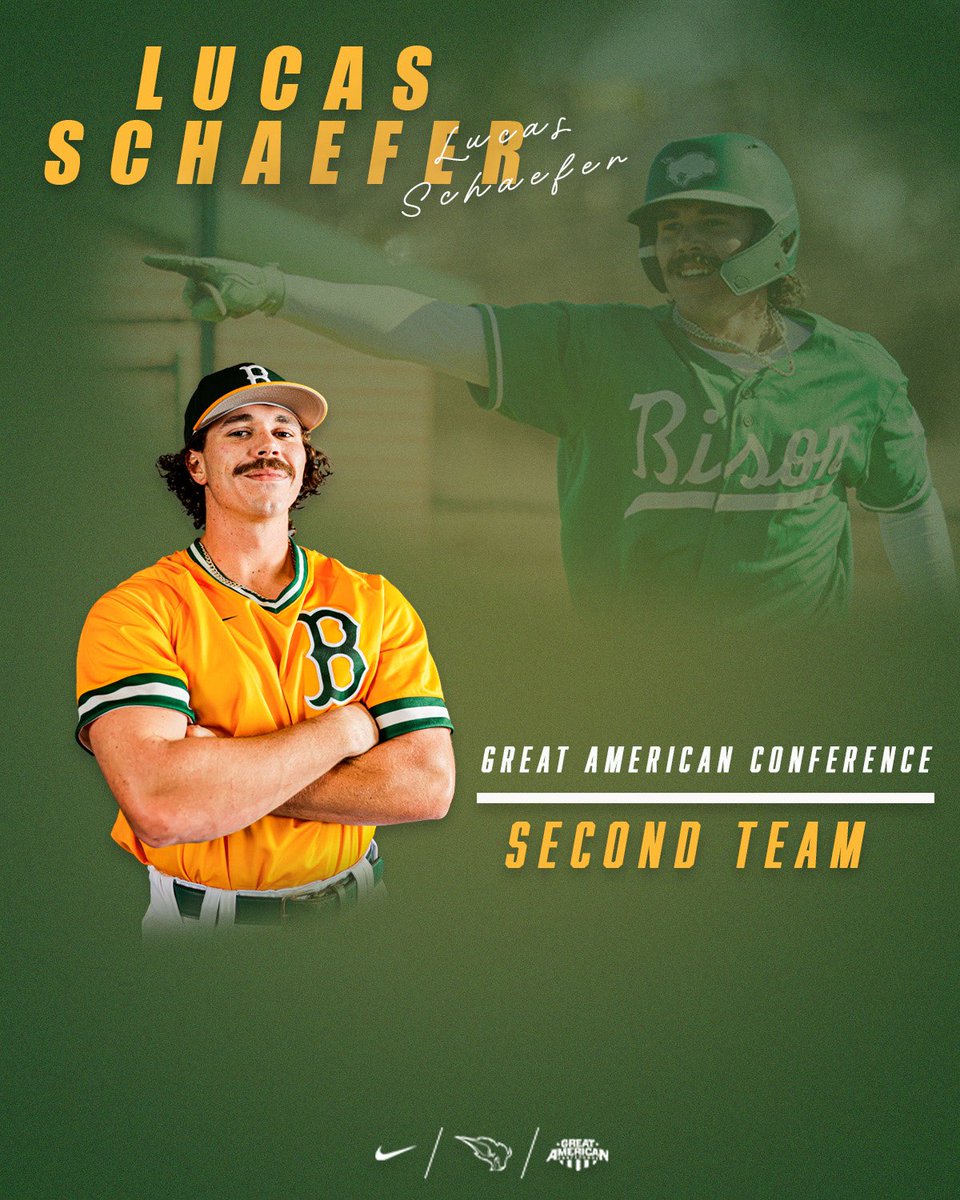 OBU_Baseball's tweet image. Congrats to these four on their All-GAC honors!
@djvanatten and Lucas Schaefer earned a spot on the All-GAC Second Team π
Jonah Mahen and Jaxon McAuliff made the GAC Elite Scholar Athlete list β