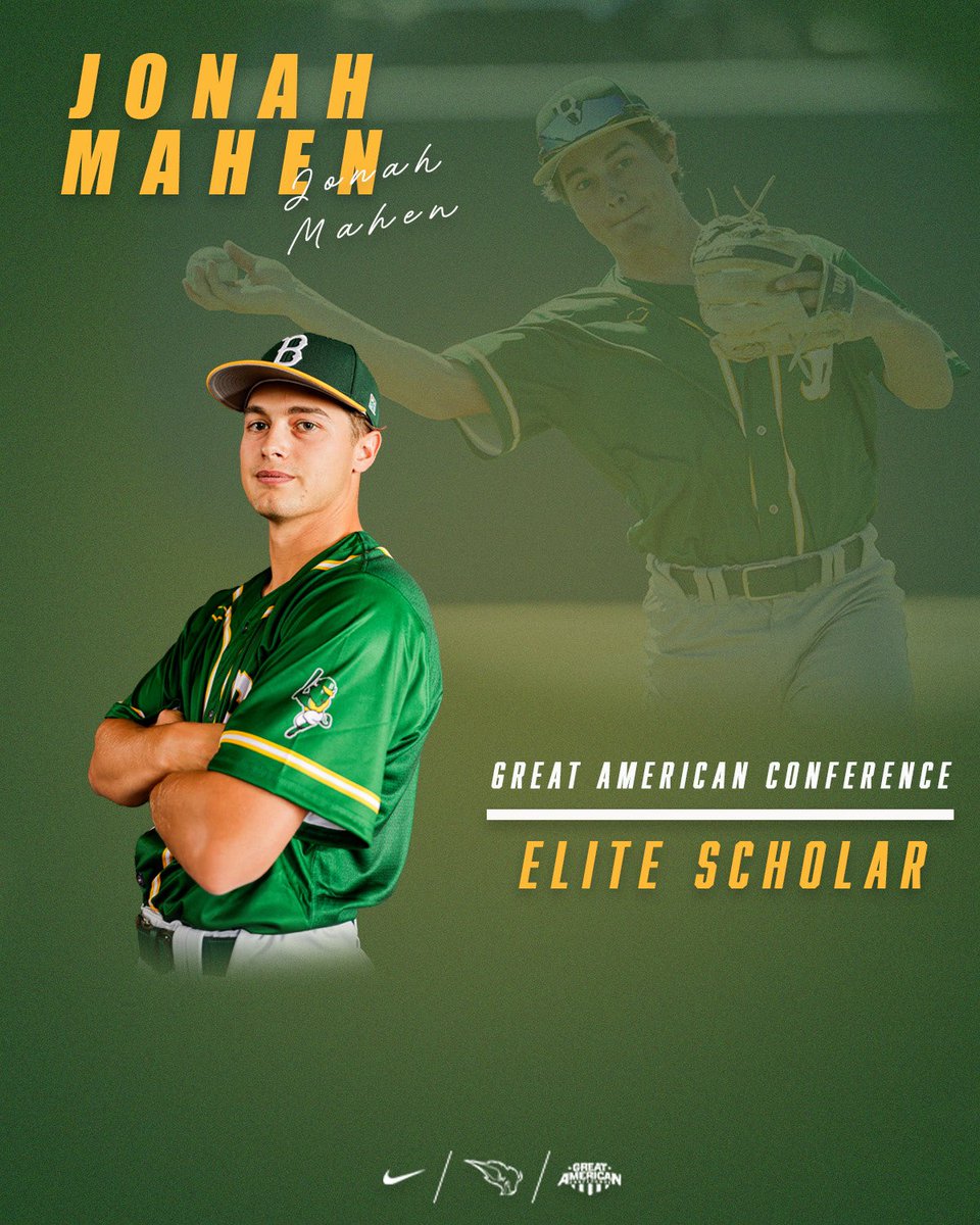 OBU_Baseball's tweet image. Congrats to these four on their All-GAC honors!
@djvanatten and Lucas Schaefer earned a spot on the All-GAC Second Team π
Jonah Mahen and Jaxon McAuliff made the GAC Elite Scholar Athlete list β
