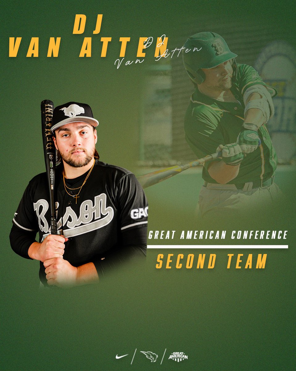 OBU_Baseball's tweet image. Congrats to these four on their All-GAC honors!
@djvanatten and Lucas Schaefer earned a spot on the All-GAC Second Team π
Jonah Mahen and Jaxon McAuliff made the GAC Elite Scholar Athlete list β