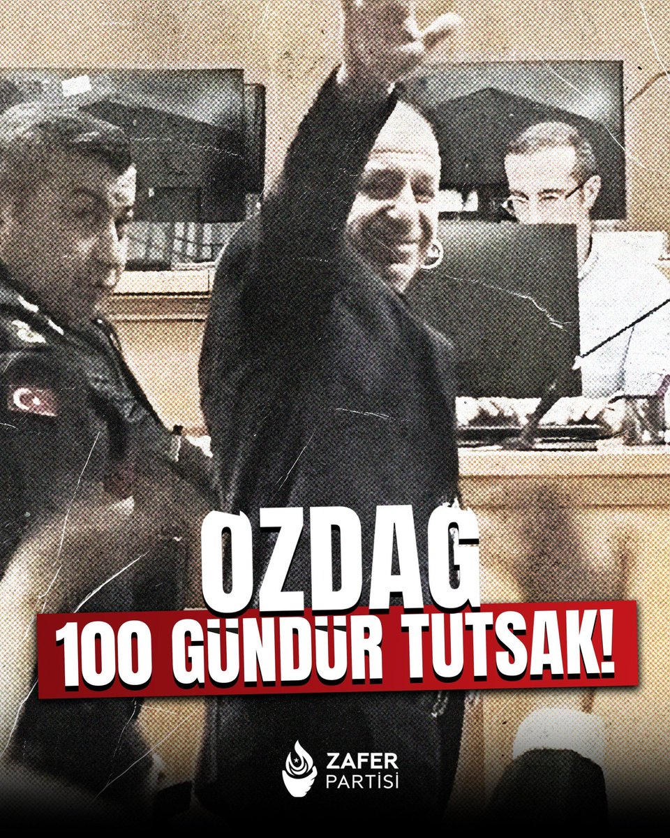 Vay Canına! (@grbzkr07) on Twitter photo Bu ülkenin en donanımlı ve en vatansever siyasetçisi 100 gündür tutsak! Lakin söz konusu vatandır, hainler birer teferruat olarak kalacaklardır.🇹🇷🇹🇷🇹🇷 #Sondakika #1Mayıs <a href="/umitozdag/">Ümit Özdağ</a> <a href="/zaferpartisi/">Zafer Partisi</a> <a href="/AzmiKaramahmut/">Azmi Karamahmutoğlu</a> <a href="/AliSehirlioglu/">Prof.Dr. Ali Şehirlioğlu</a> Bu ülkenin en donanımlı ve en vatansever siyasetçisi 100 gündür tutsak! Lakin söz konusu vatandır, hainler birer teferruat olarak kalacaklardır.🇹🇷🇹🇷🇹🇷 #Sondakika #1Mayıs <a href="/umitozdag/">Ümit Özdağ</a> <a href="/zaferpartisi/">Zafer Partisi</a> <a href="/AzmiKaramahmut/">Azmi Karamahmutoğlu</a> <a href="/AliSehirlioglu/">Prof.Dr. Ali Şehirlioğlu</a> 