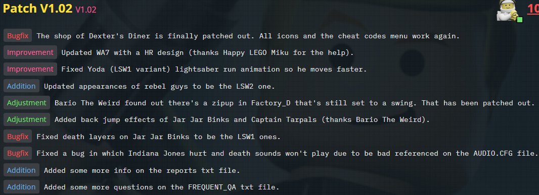 LinterniG's tweet image. #LEGOStarWars The Classic Saga Mod has got its second patch update due to the complains of too many people about the shop not working properly, well, NOW IT WORKS PROPERLY😀. It costed me one month to fix it but finally everything works as intended. Hope you guys enjoy 😎