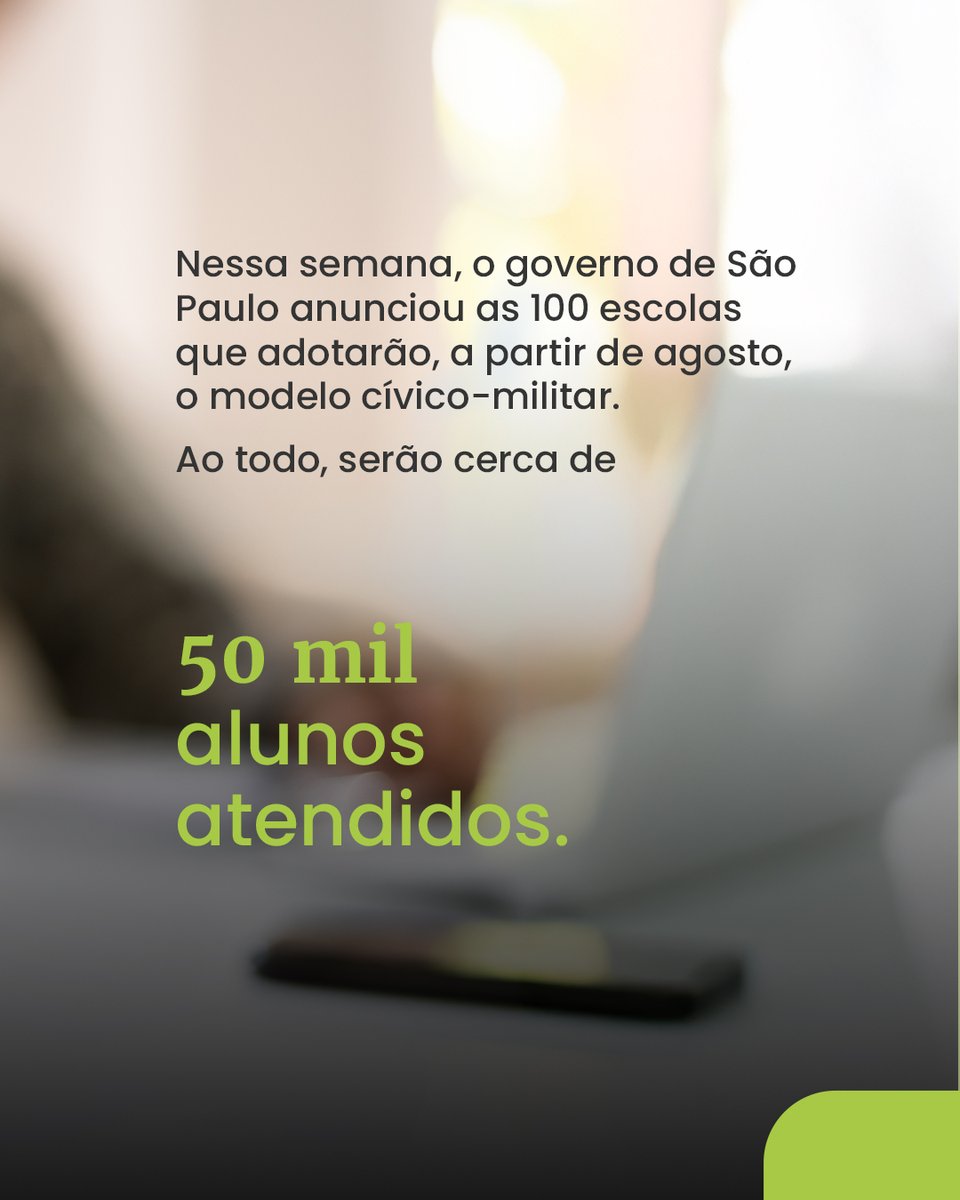 escolas_abertas's tweet photo. Mais disciplina, gestão eficiente e melhor desempenho para os alunos. Para 100 escolas de São Paulo, a partir do segundo semestre, esse é o plano. https://t.co/BgSKnVXscV