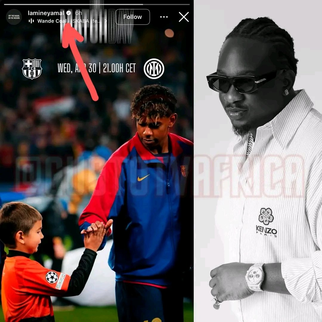 wickedmadridfan's tweet photo. Lamine Yamal set to to re-blow another Afrobeats song with #Iskaba by Wande Coal playing on his IG story π₯π₯π₯ππππ https://t.co/ZUzlVW3SzW