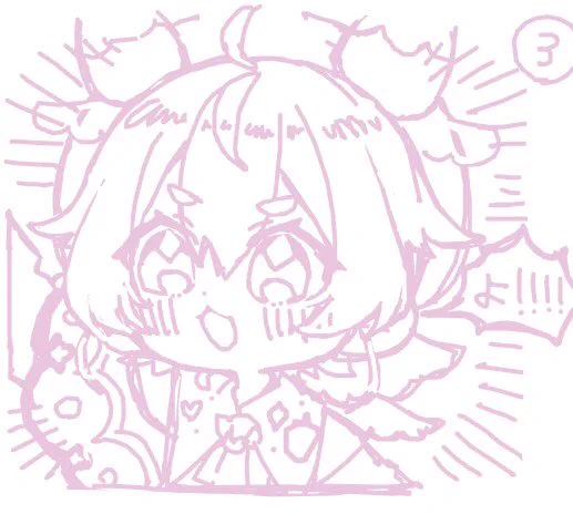 原稿の息抜きに絵チャもどきで遊んできた〜の絵! 