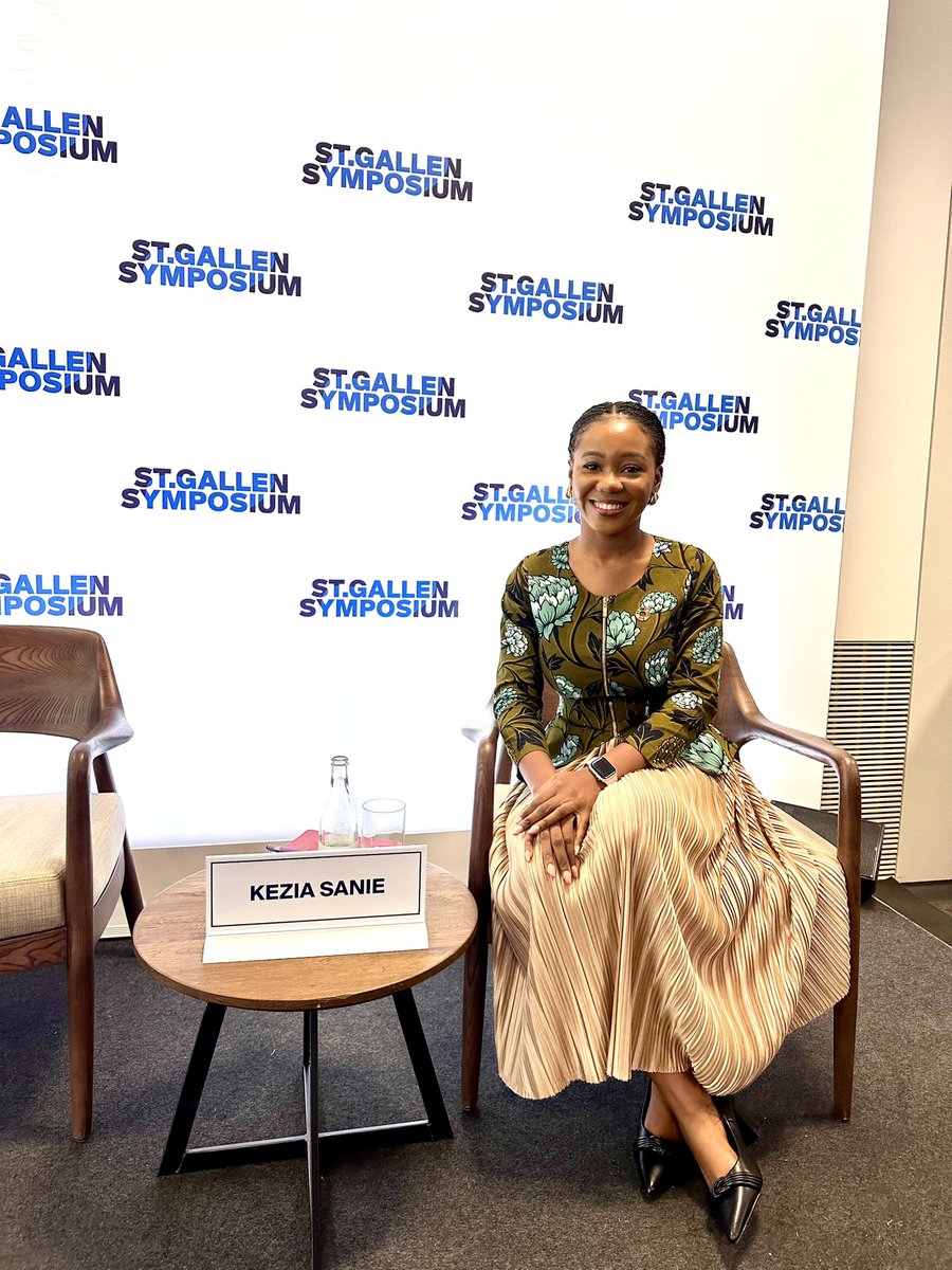 Last week, I was a speaker at the 54th St. Gallen Symposium in Switzerland, discussing Africa’s next chapter and how we can foster progress through collaboration.

I advocated for underprivileged children and young changemakers across Africa working in the social impact space.