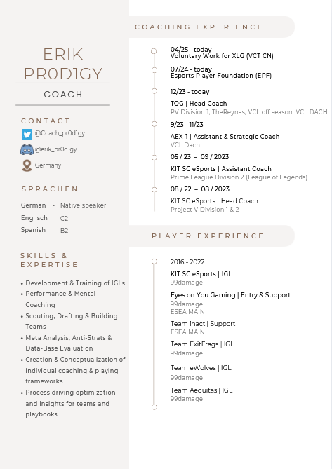 TOG Pr0d1gy (@coach_pr0d1gy) on Twitter photo 🚨 LFT/LFO🚨
I am still with <a href="/TOGfoxes/">TeamOrangeGaming</a> but have been allowed to explore my options.
- Looking for HC/AC/Analyst positions
- Open to any region
-📩DMs open (work samples/requests)
♥+♻️+ V appreciated 🚨 LFT/LFO🚨
I am still with <a href="/TOGfoxes/">TeamOrangeGaming</a> but have been allowed to explore my options.
- Looking for HC/AC/Analyst positions
- Open to any region
-📩DMs open (work samples/requests)
♥+♻️+ V appreciated
