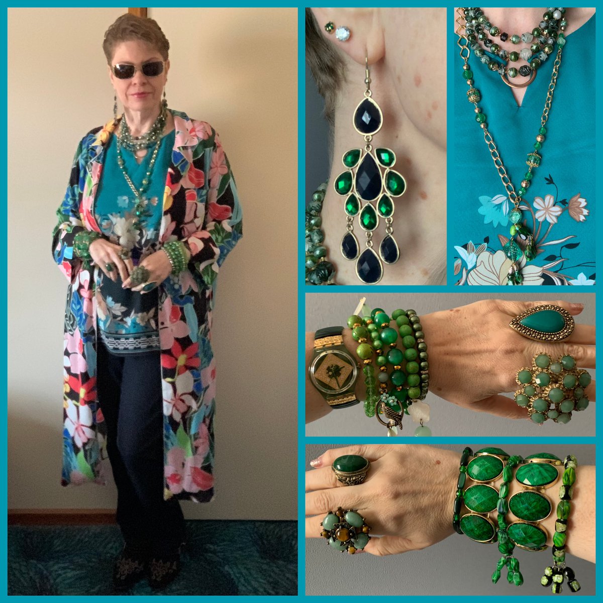 JewelDivasStyle's tweet photo. Green florals.
.
#jeweldivasstyle #jeweldivas #mystyle #autumnstyle #maystyle #fashionstyle #fashionista #style #styleinspo #whatiwore #whatiwear #outfit #outfitoftheday #jewelry #jewellery https://t.co/IECwdUAsNk