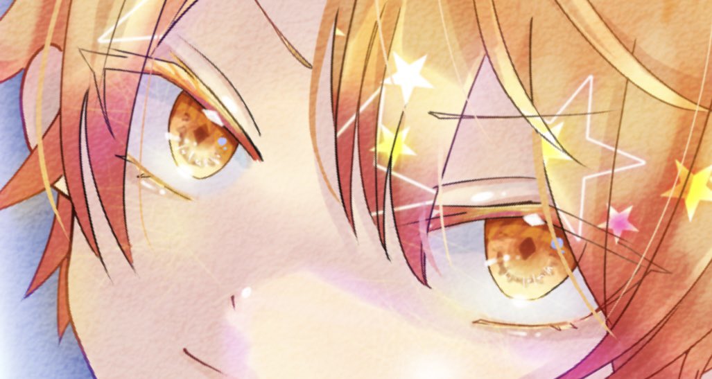 ariwalaugh's tweet image. まつ毛と髪同じ色にするのが好みです