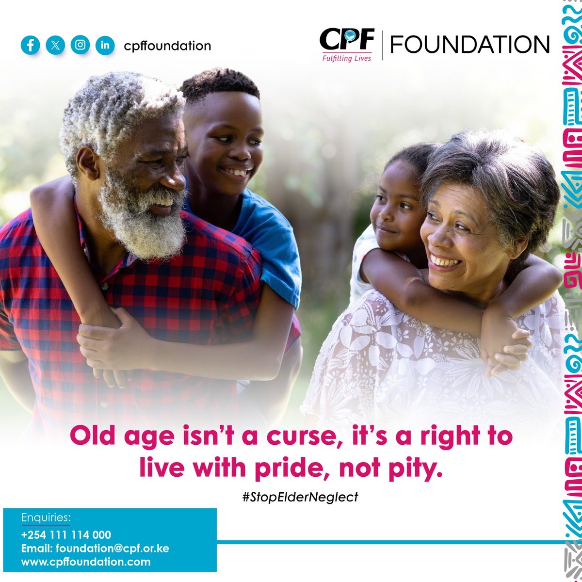 Old age isn't a curse; it's a right to live with pride, not pity.
#CPFFoundationLaunch #AgewithDignity