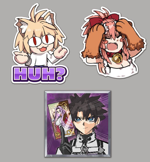 夏コミ用 FGOステッカーその2 