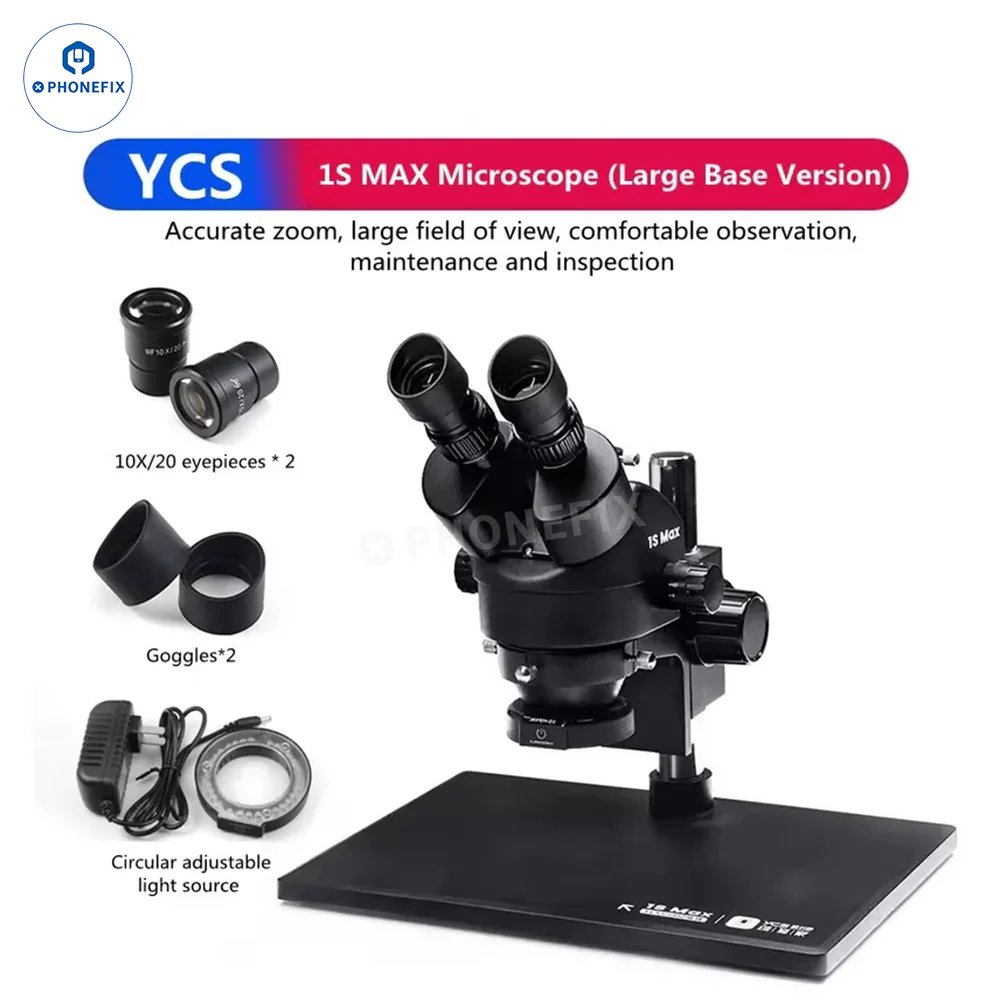 diyfixphone1's tweet image. #YCS 1S MAX Microscope: 7X - 45X HD, 360° lens adjustment. Ideal for mobile phone repair (observing components, BGA soldering) &amp;amp; bio - research. Influencer Yang&apos;s pick.

#trinocularmicroscope #YCSmicroscope #BGAchipelding #phonefix #chinaphonefix  #phonerepair #diyfixtool