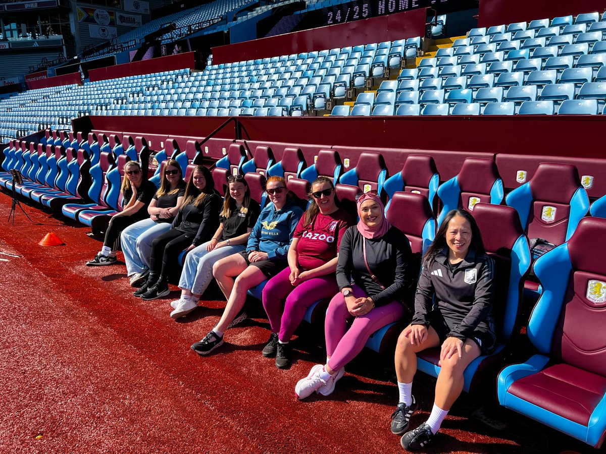 Aston Villa Foundation (@avfcfoundation) on Twitter photo We hosted our first female coaching huddle at Villa Park prior to <a href="/AVWFCOfficial/">Aston Villa Women</a>’s big win against Brighton at the weekend 🏃🏼♀️
The group shared ideas and stories of their experience in the game, as well as their part in the Everybody’s Game programme and how it helps them. It We hosted our first female coaching huddle at Villa Park prior to <a href="/AVWFCOfficial/">Aston Villa Women</a>’s big win against Brighton at the weekend 🏃🏼♀️
The group shared ideas and stories of their experience in the game, as well as their part in the Everybody’s Game programme and how it helps them. It