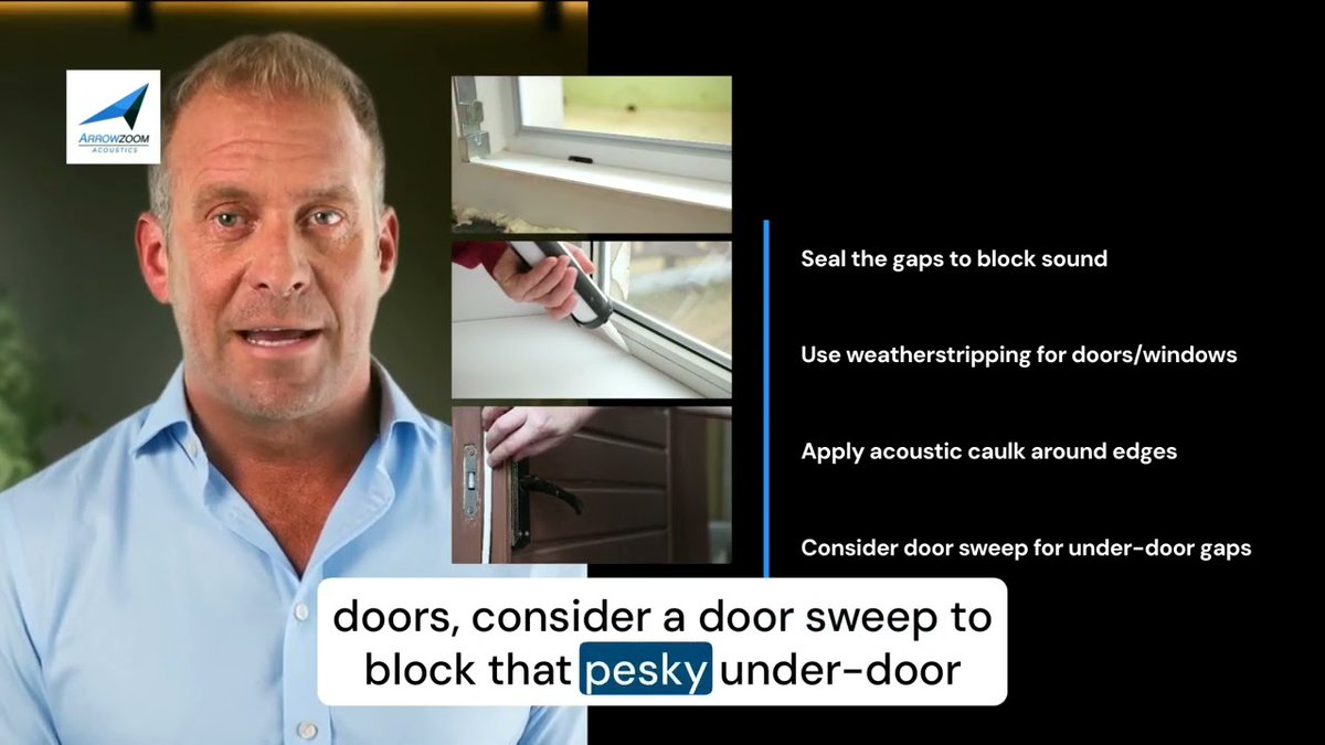 Arrowzoom's tweet image. Discover effective soundproofing tips for peaceful spaces! 🏡✨
Watch here: bit.ly/4dhSf2J
#Soundproofing #PeacefulSpaces #HomeImprovement #InteriorDesign #QuietHome #HomeTips #SoundproofYourSpace #DIYProjectsm #PeaceAndQuiet 🏡✨