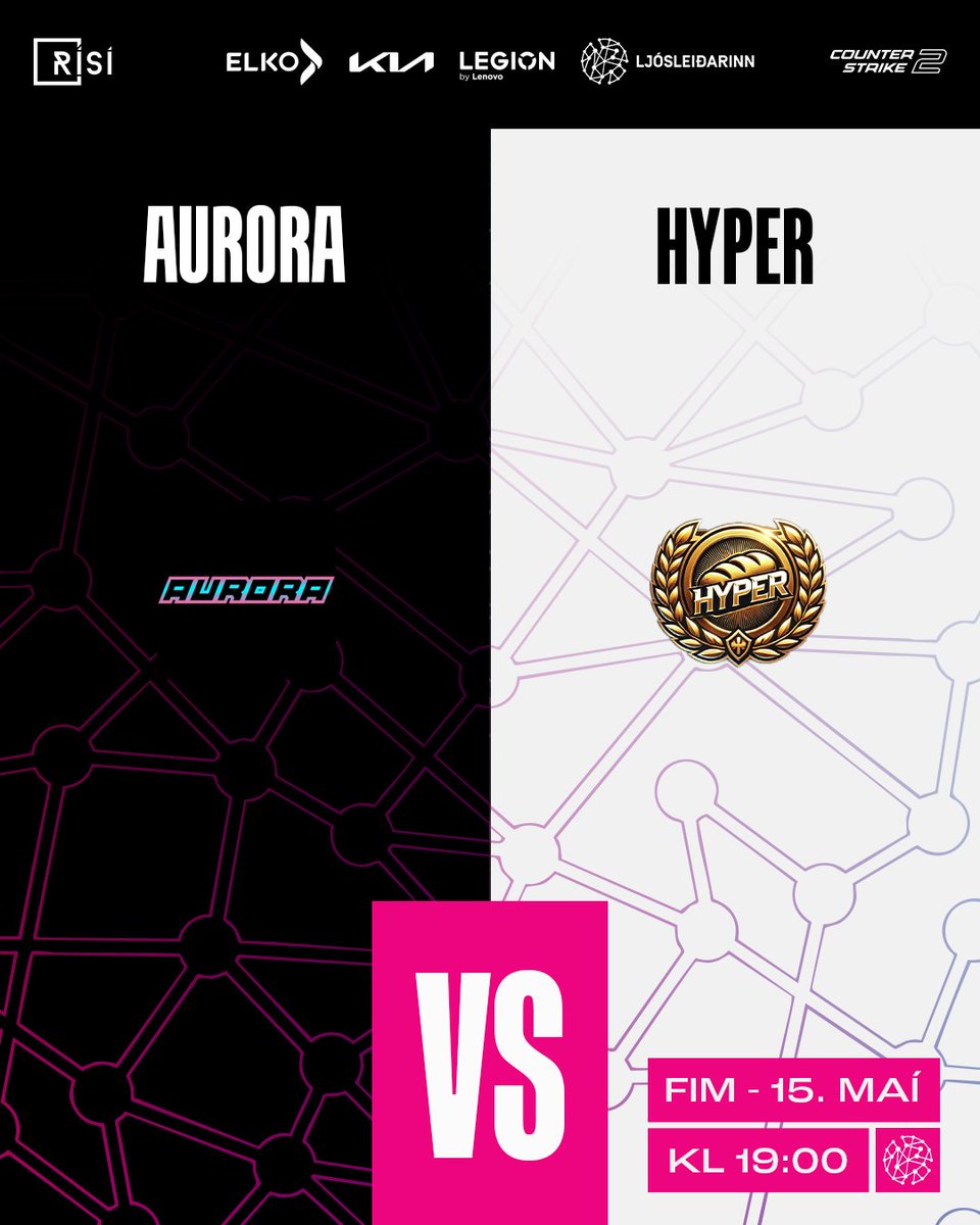 Ekki missa af Stórmeistaramóti Ljósleiðarans í kvöld!

Aurora vs Hyper kl 19:15

Fylgstu með í beinni í Sjónvarpi Símans og á rafithrottir.is/risi-tv

#eSports #Rafithrottir #Iceland

Ljósleiðarinn・Kia á Íslandi - Askja ・ELKO ・Lenovo Ísland