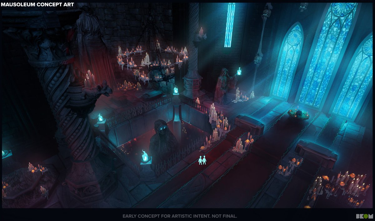 🕯️💀 DESCEND INTO DARKNESS 💀🕯️

One step into the Mausoleum and the air itself dares you to breathe.

As usual, this is a concept art for artistic intent and is not final.

#Pathfinder #AbominationVaults #ConceptArt #ActionRPG #Paizo #VideoGame #Gaming <a href="/paizo/">Paizo</a>