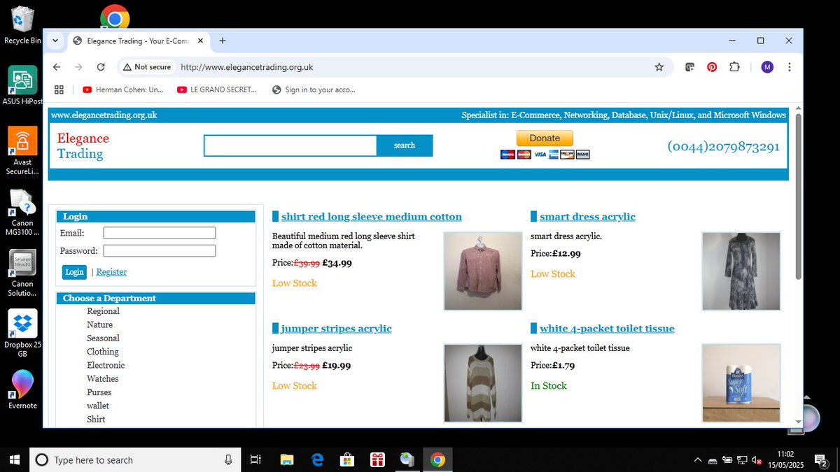 We help design, install, administer and troubleshoot computer networks for businesses and individuals.
elegancetrading.org.uk