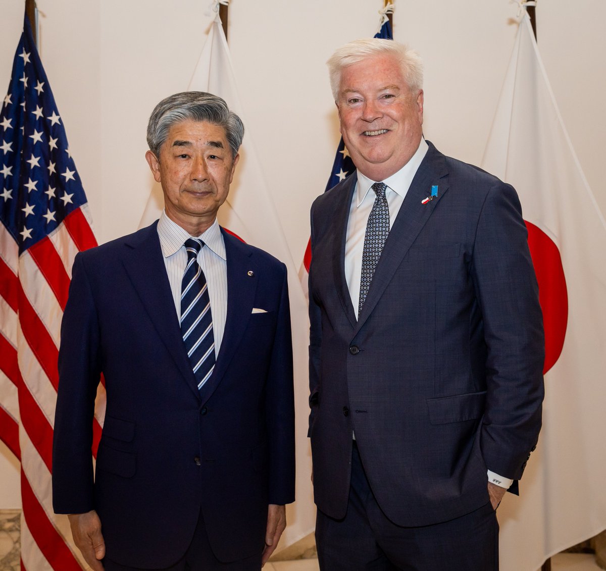 ジョージ・グラス駐日米国大使 tweet media