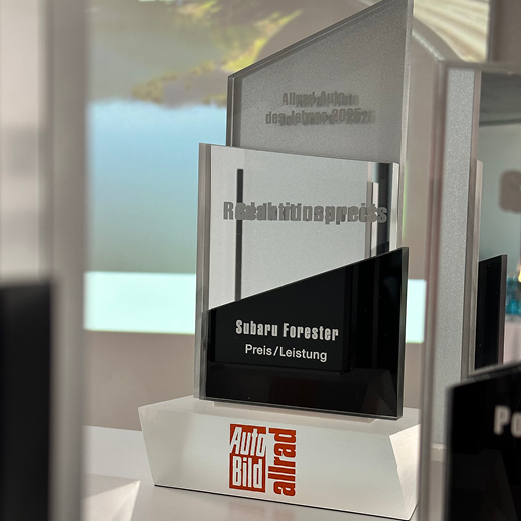 We are pleased to announce that today the all-new Forester was awarded the “Allrad Award” for Best Value for Money by AUTO-Bild/AUTO-Allrad Germany.

Read more here: subaru.eu/media/new-suba…

#SafeFunTough
#ToughnessRedefined
#SubaruForester