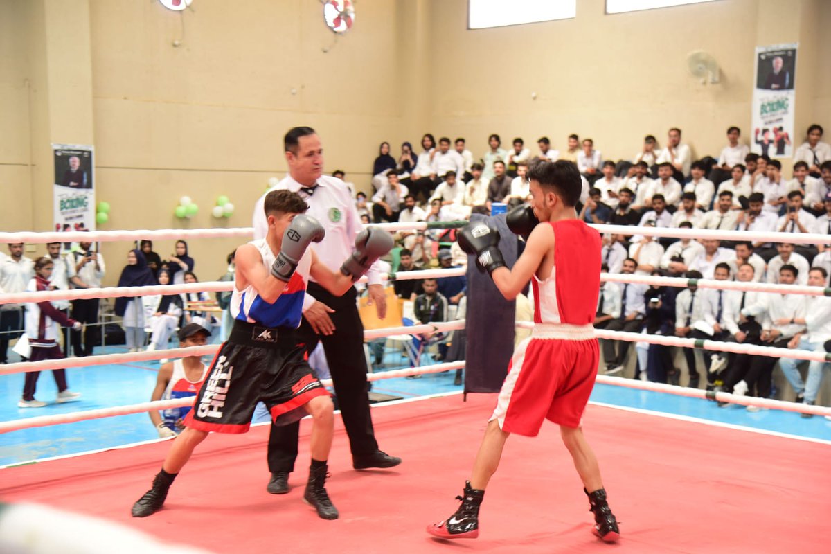 PMsYouthProgram's tweet photo. 🥊 Boxing Trials Successfully Held in Quetta under the Talent Hunt Youth Sports League! By the Higher Education Commission (HEC) under the Prime Minister’s Youth Programme (PMYP) at BUITEMS, Quetta.

#PMYP #HEC #THYSL #YouthInSports #BoxingTrials #Quetta #BUITEMS #PakistanYouth https://t.co/qX7zVNCVDn