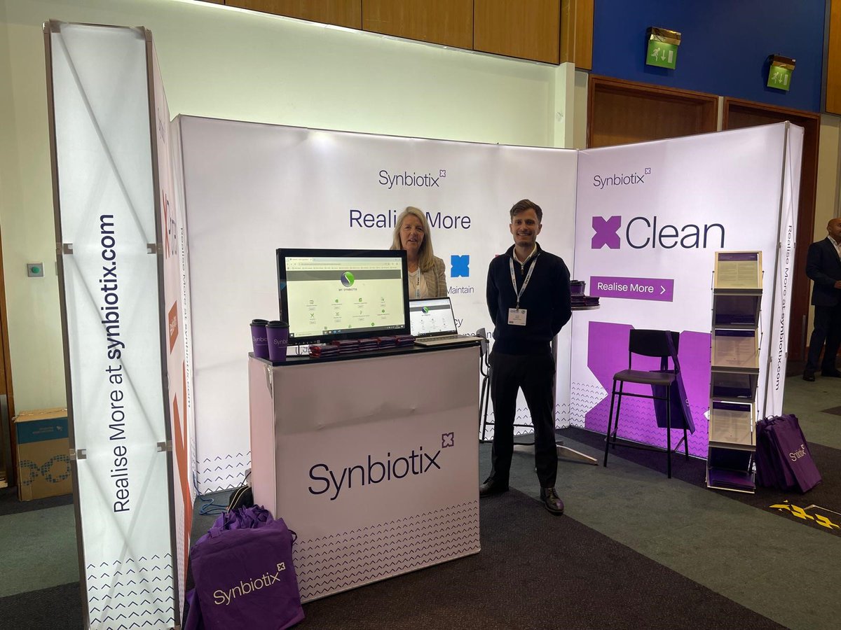 We're excited to be at the HEFMA Leadership Forum at the International Centre in Telford!

It's day 1 and we're looking forward to having a chat with all the delegates and showing you what the Synbiotix system can do.

Come and meet our team at stand 63. 

#synbiotix #HEFMA2025
