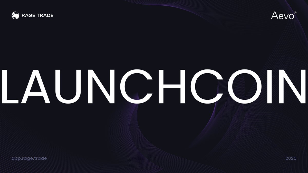 New Asset Listing!

You can now long or short $LAUNCHCOIN on <a href="/aevoxyz/">Aevo</a> through Rage.

Trade $LAUNCHCOIN here: app.rage.trade/trade/LAUNCHCO…

<a href="/believeapp/">Believe</a>