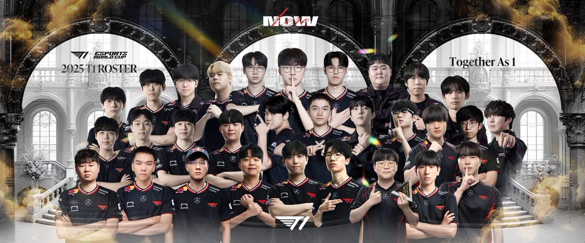 T1 : EWC 2025 ROSTER

"𝐓𝐨𝐠𝐞𝐭𝐡𝐞𝐫 𝐀𝐬 𝟏"

#TogetherAs1 #NowHere