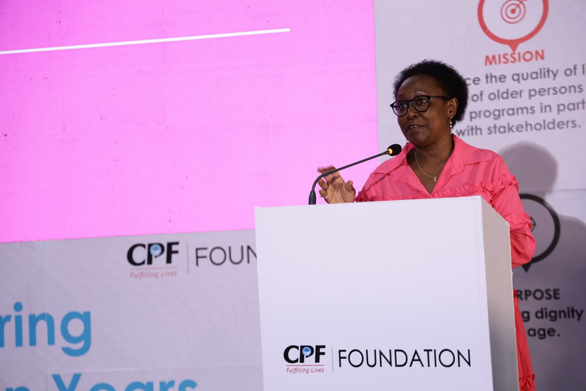 "With a growing senior population, we're building a future where aging means care, not neglect. Our goal: impact 500,000 older persons by 2030 through sustainable, community-driven programs." Susan Omanga, CPF Foundation Board Chairperson #CPFFoundationLaunch #AgewithDignity