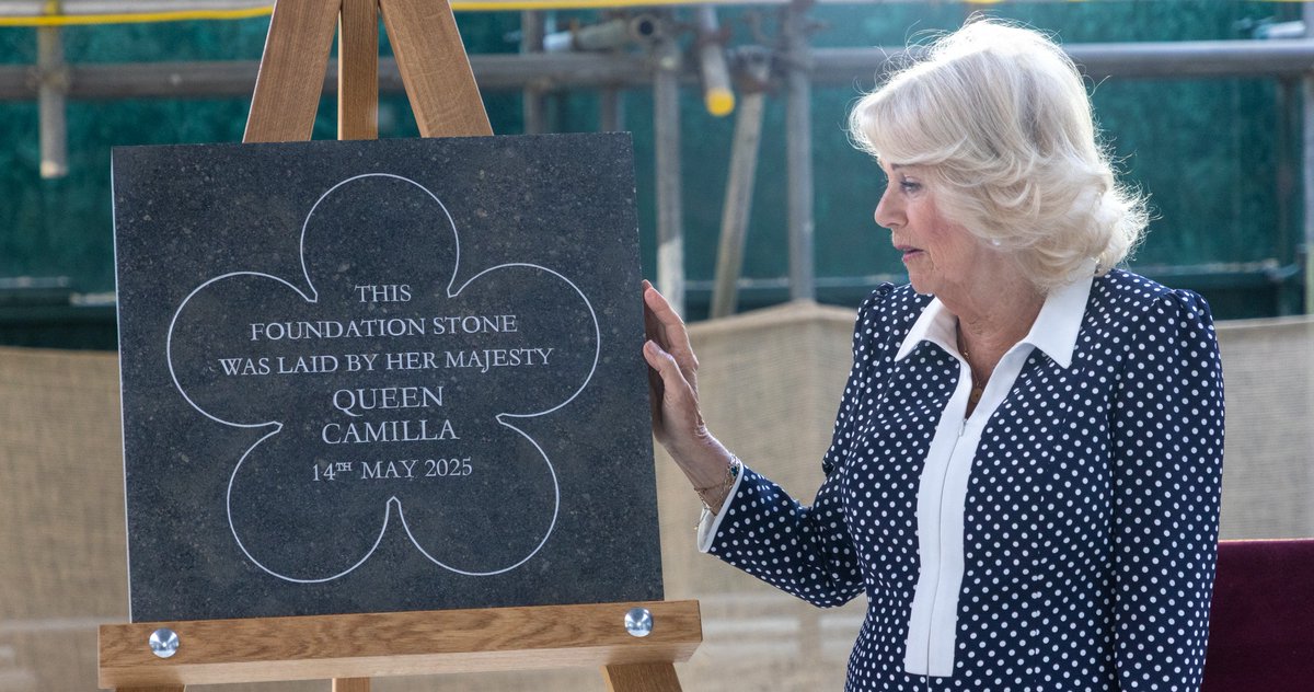 Yesterday the Abbey Choir were privileged to sing for HM The Queen as she unveiled the foundation stone for The King Charles III Sacristy. #westminsterabbey