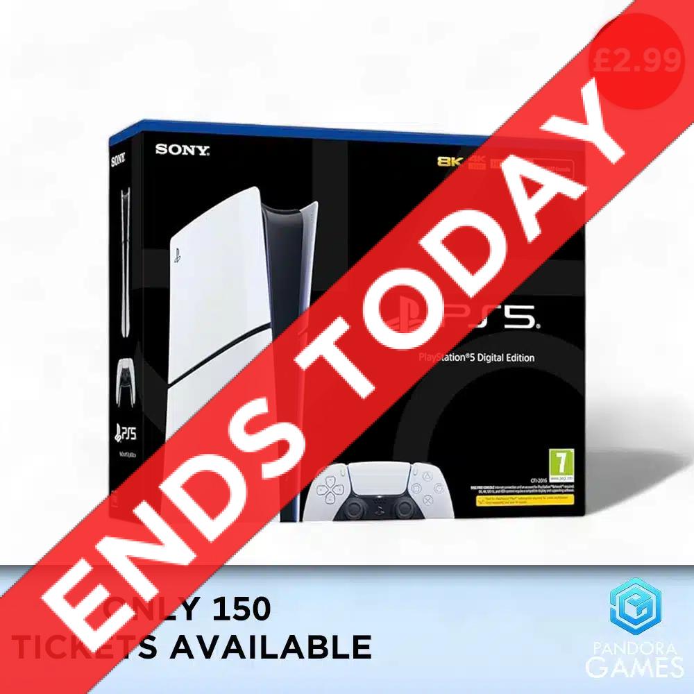 🚨 ENDING TODAY 8PM

Win a PS5 or £300 cash - just £2.99 a ticket.

ONLY 18 TICKETS SOLD - CRAZY GOOD ODDS! 

Get your ticket below! Live draw at 8:30 👇

rfr.bz/te1f7e4
