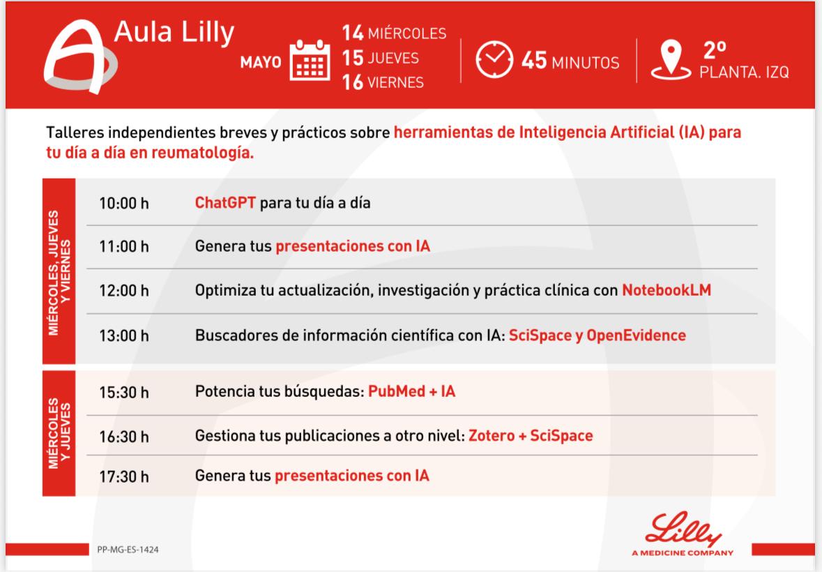 Un año más #AulaLilly en #SER2025, gracias <a href="/roseryebenes/">Roser Yébenes</a> .