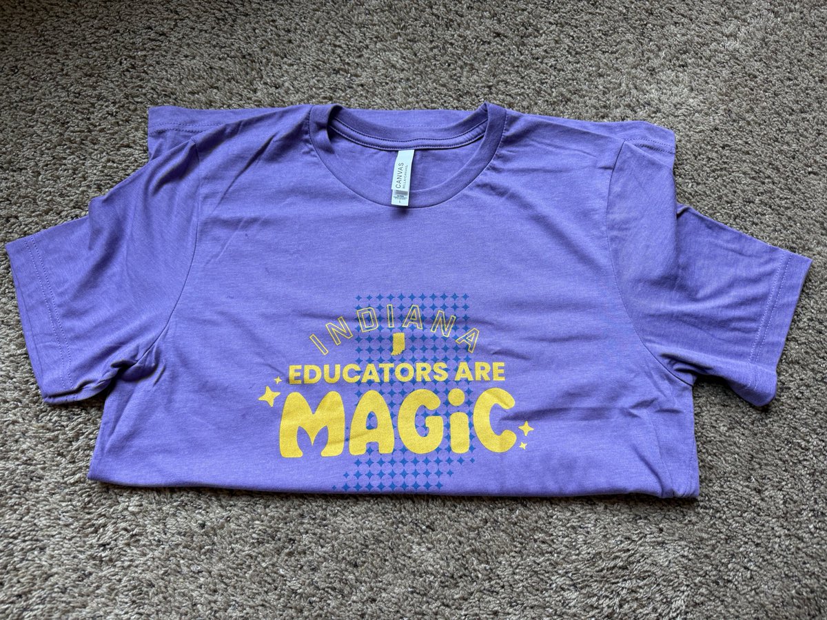 Kyle Kline (@mrkline_edtech) on Twitter photo So excited for my “Indiana Pioneers” t-shirt from <a href="/magicschoolai/">MagicSchool AI 💜 🪄✨</a>! Such an amazing tool that has something for everyone—teachers and students!
🟣⚪️ So excited for my “Indiana Pioneers” t-shirt from <a href="/magicschoolai/">MagicSchool AI 💜 🪄✨</a>! Such an amazing tool that has something for everyone—teachers and students!
🟣⚪️