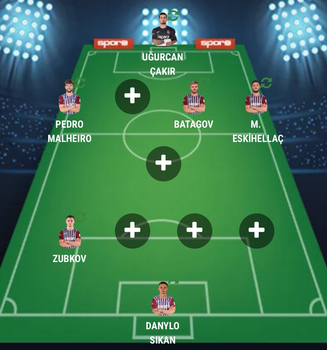 Trabzonspor’un ilk 11’ine mevcut kadrodan sizce kimler eklenebilir?

Uğurcan, Batagov, Mustafa, Pedro, Zubkov ve Sikan