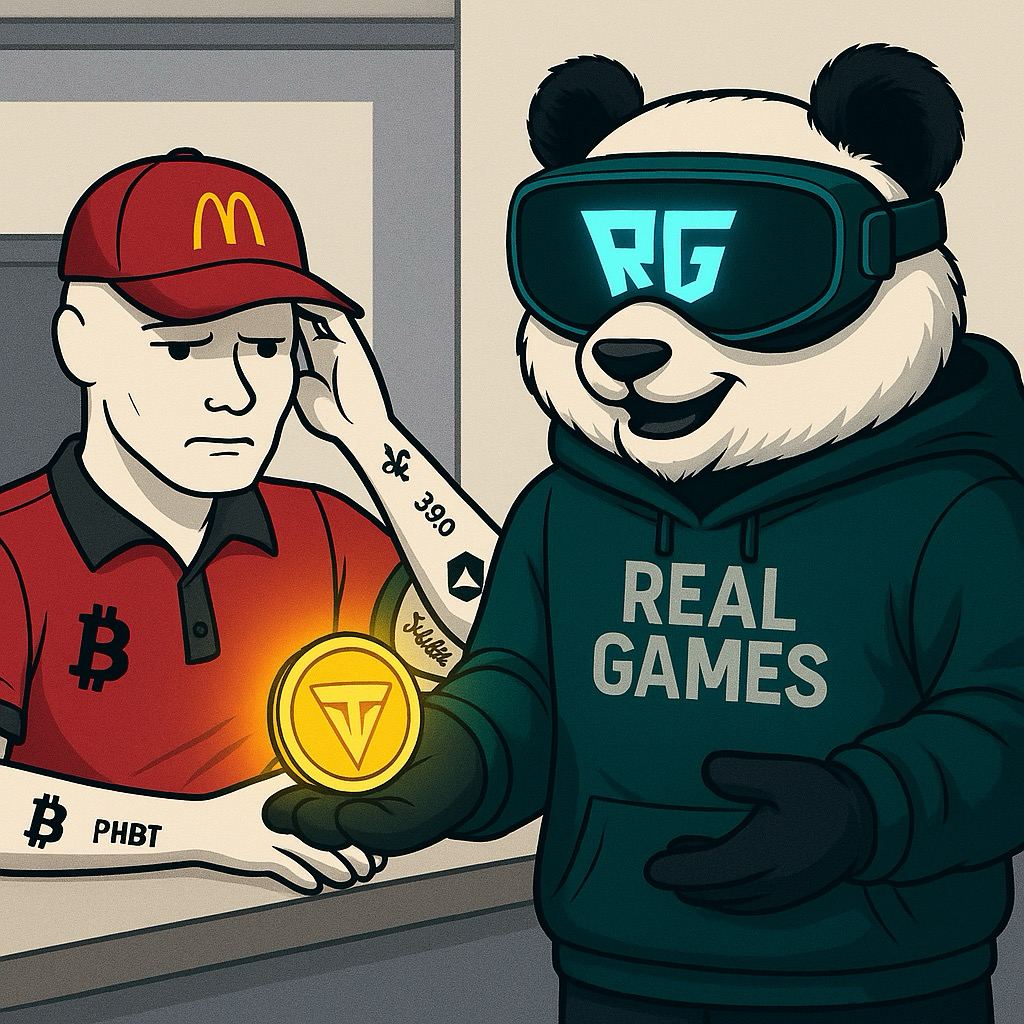 Real Games for Memes (@real_games_app) on Twitter photo GM 🐼
When the cycle breaks you, Real Games builds you back
No fake pumps. No sad flips
Just SØM sliding in with real utility, quests, and $RG on tap
🎮 It's not over. It’s just time to play for real GM 🐼
When the cycle breaks you, Real Games builds you back
No fake pumps. No sad flips
Just SØM sliding in with real utility, quests, and $RG on tap
🎮 It's not over. It’s just time to play for real