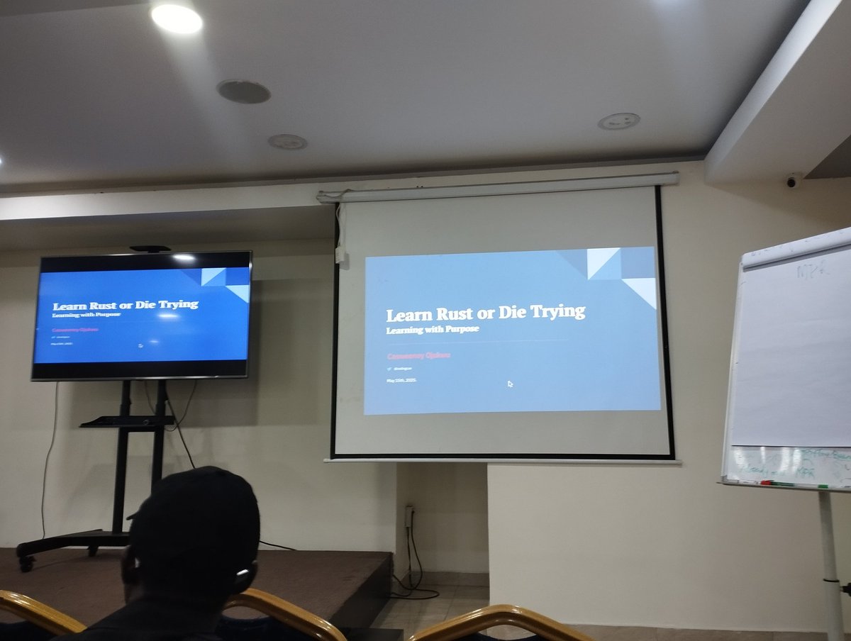 jimmybillz's tweet photo. Web3Bridge Rust meetup happening live.

#Arbitrum #Web3bridge #Rustmeetup
@Web3Bridge https://t.co/UBEcqFXwjC