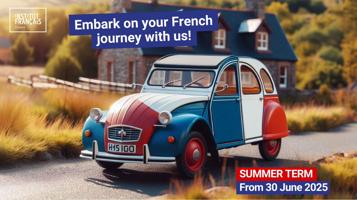 Institut français d'Ecosse (@ifecosse) on Twitter photo 🧳🌞 This summer, embark on your #French journey with us!
We offer a wide range of French Courses this summer: Brush’up classes, travel conversation, summer camps for children, drawing classes in French, and more!
From 30 June at <a href="/ifecosse/">Institut français d'Ecosse</a>
👉 ifecosse.org.uk/french-courses… 🧳🌞 This summer, embark on your #French journey with us!
We offer a wide range of French Courses this summer: Brush’up classes, travel conversation, summer camps for children, drawing classes in French, and more!
From 30 June at <a href="/ifecosse/">Institut français d'Ecosse</a>
👉 ifecosse.org.uk/french-courses…