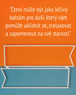 Den1c3k's tweet photo. "Čtení může být jako léčivý balzám pro duši, který vám pomůže uklidnit se, zrelaxovat a zapomenout na své starosti." #cteni #knihy https://t.co/aUTQ5ulqjG