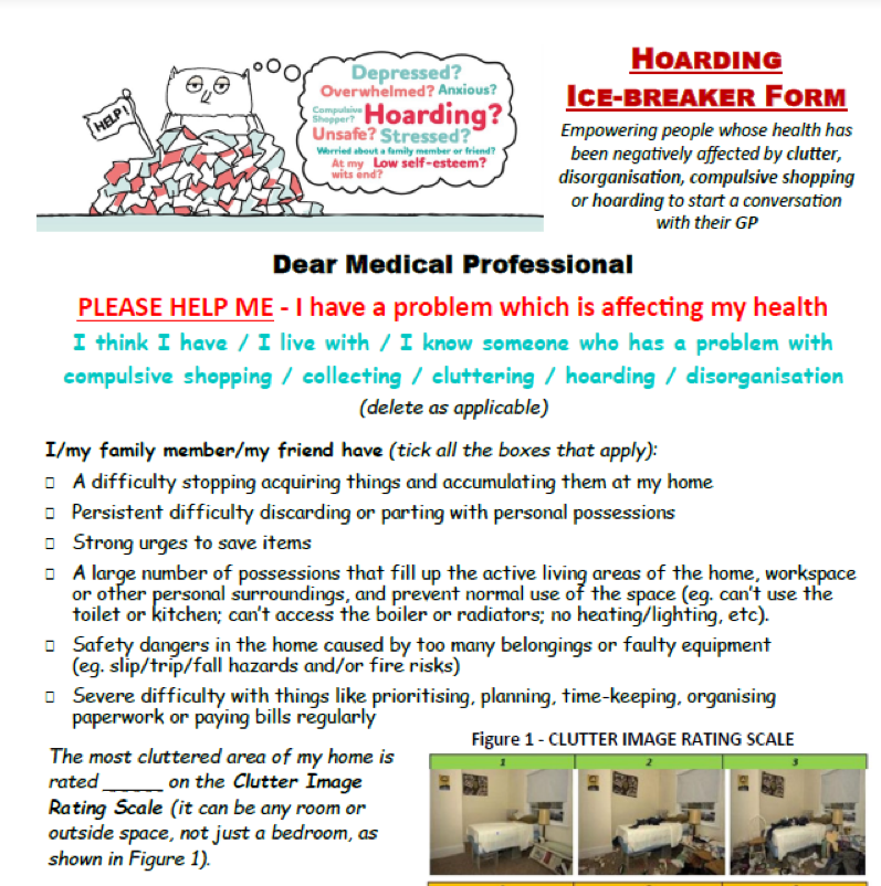 If you’re thinking of talking to your GP about hoarding but don’t know what to say or how to start the conversation, then simply download, print off &amp; complete this Ice-Breaker document, and hand it to your GP (or other medical professional):

hoardingicebreakerform.org

#HAW2025