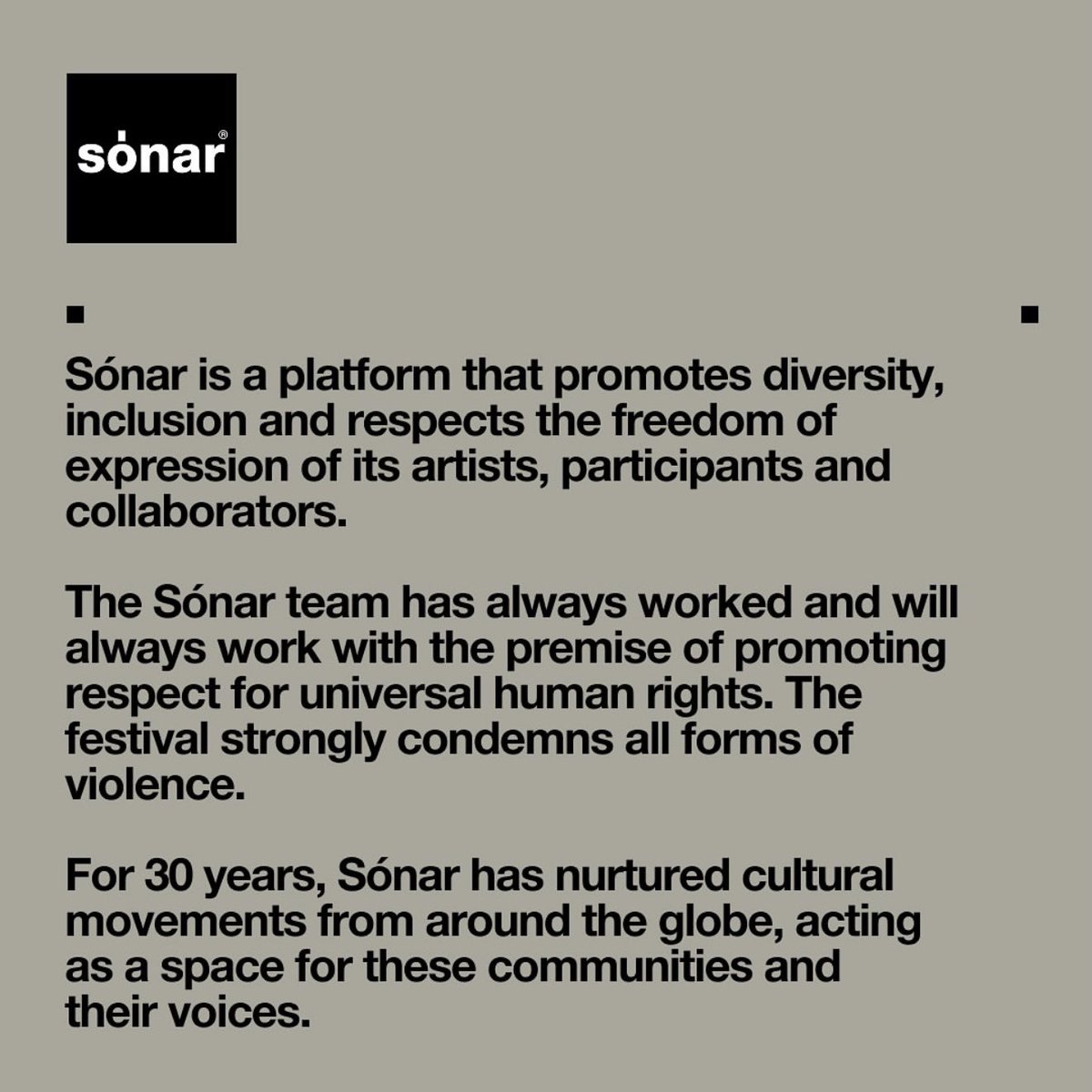 Palestinians call for escalating pressure on Sónar.

With its statement today, the Barcelona music festival has failed to meet the demands that Palestinians have made of all Superstruct-owned festivals, that are implicated in parent company KKR’s complicit Israeli investments.