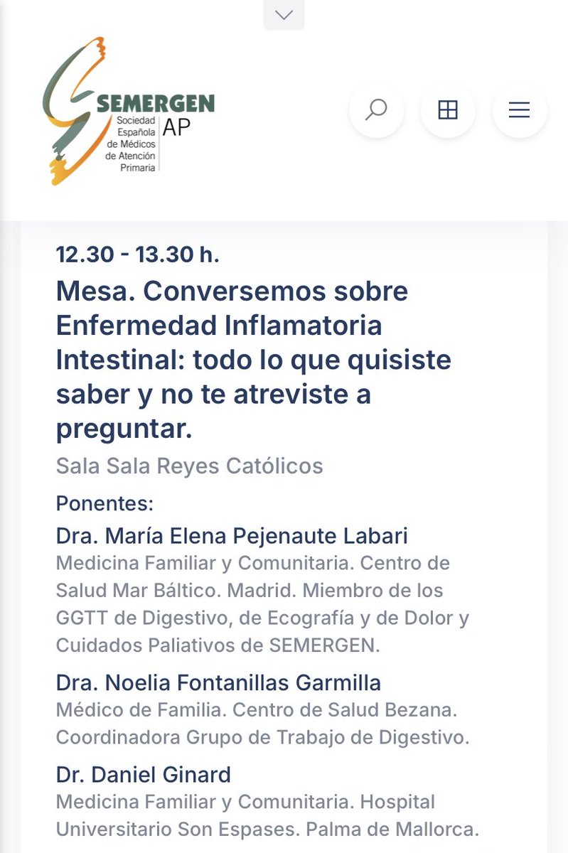 GastroprimariaSemergen (@gastroprimaria) on Twitter photo No te pierdas esta mesa sobre Enfermedad Inflamatoria Intestinal 👉 Te esperamos el Viernes 16 de mayo a las 12:30h en las 3as Jornadas de Actualización <a href="/SEMERGENap/">SEMERGEN | Médicos de AP #YoPrefieroMFyC</a> en Segovia con esta mesa y mucho más 👇<a href="/DraNFontanillas/">Dra Noelia Fontanillas</a> #JornadasActualizacion2025 No te pierdas esta mesa sobre Enfermedad Inflamatoria Intestinal 👉 Te esperamos el Viernes 16 de mayo a las 12:30h en las 3as Jornadas de Actualización <a href="/SEMERGENap/">SEMERGEN | Médicos de AP #YoPrefieroMFyC</a> en Segovia con esta mesa y mucho más 👇<a href="/DraNFontanillas/">Dra Noelia Fontanillas</a> #JornadasActualizacion2025