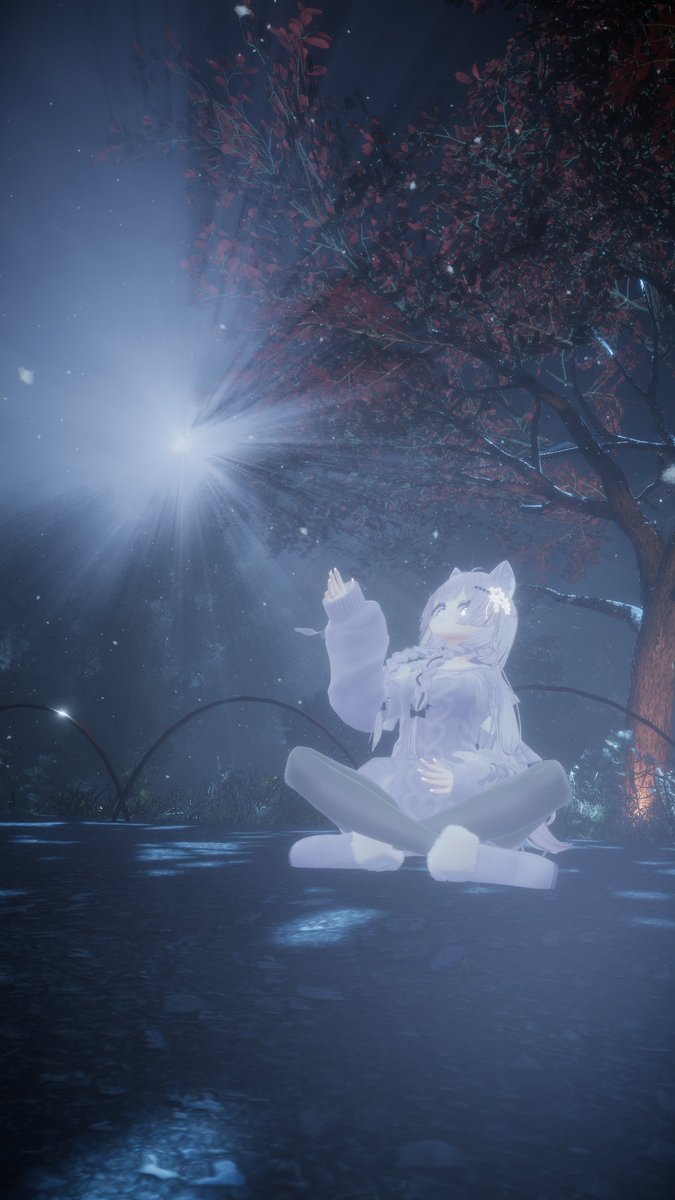 WildWanderer_vr's tweet photo. Lovely snowy night in this world. The moon is soooo bright.

📸 - micki

#vrchat #vrchatphotography #vrchatworld #vrchatphotos #vrchatmoments #virtualreality #virtualtravel #virtualtraveller https://t.co/LXbjOJ5Z9k
