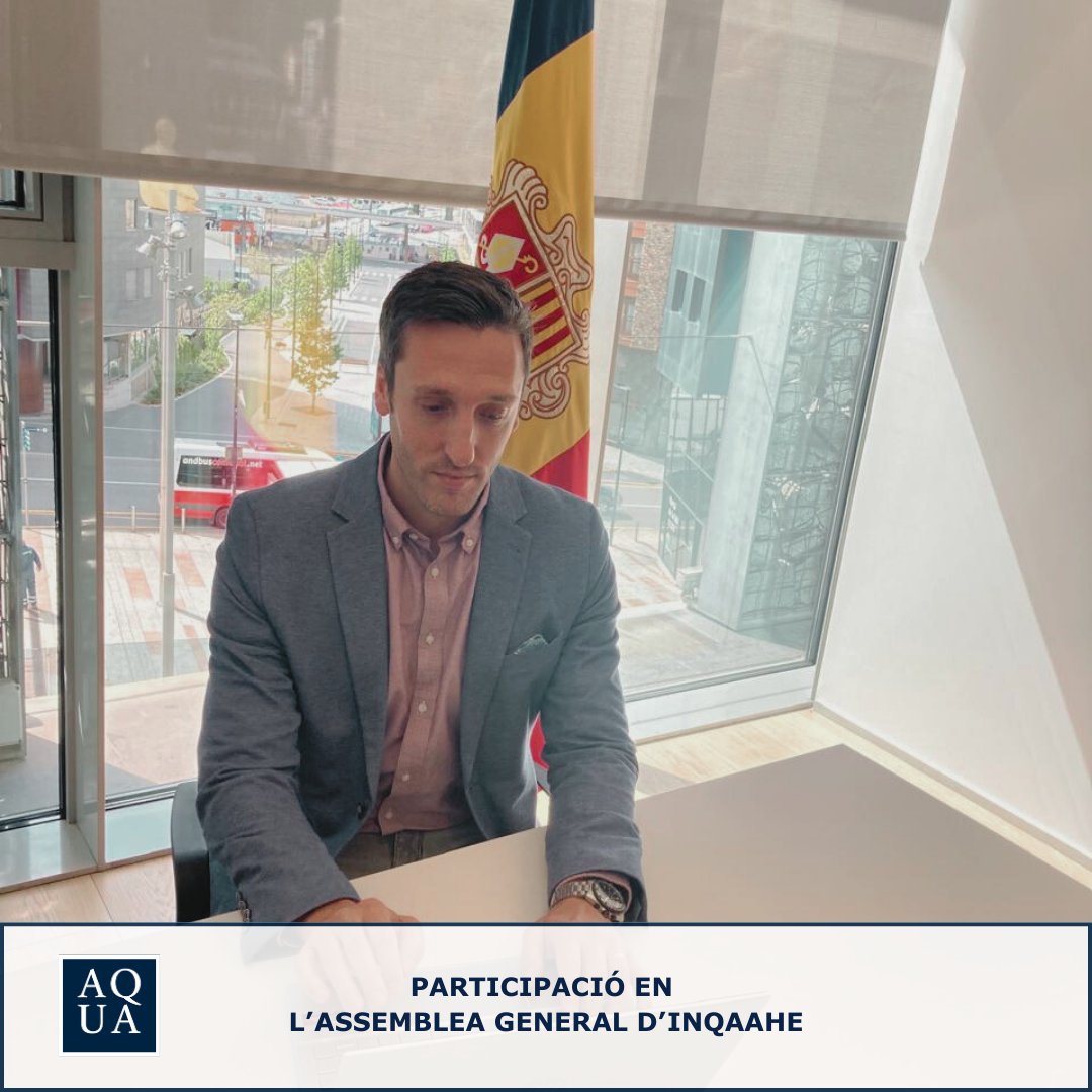 AQUA (@aqua_andorra) on Twitter photo El director de l’AQUA, l’<a href="/iGalobardes/">Isaac Galobardes</a>, participa a la 2a sessió de l’assemblea general d’ <a href="/inqaahe/">INQAAHE - International Network for QAAs in HE</a>
La reunió ha permès:
- Introduir la nova junta directiva
- Presentar les candidatures que volen acollir la conferència INQAAHE 2027
🔗 Info a inqaahe.org
#Qualitat El director de l’AQUA, l’<a href="/iGalobardes/">Isaac Galobardes</a>, participa a la 2a sessió de l’assemblea general d’ <a href="/inqaahe/">INQAAHE - International Network for QAAs in HE</a>
La reunió ha permès:
- Introduir la nova junta directiva
- Presentar les candidatures que volen acollir la conferència INQAAHE 2027
🔗 Info a inqaahe.org
#Qualitat
