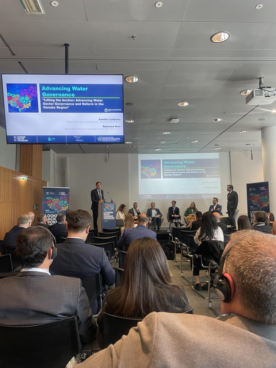 💧 #NALAS contributes to 2️⃣0️⃣2️⃣5️⃣ Danube Water Conference, session "Driving Change in Water Services Delivery: Innovating Policies, Institutions, and Regulations".

We presented findings of our regional research within @RCDNSEE on collaboration and communication in WSS provision.