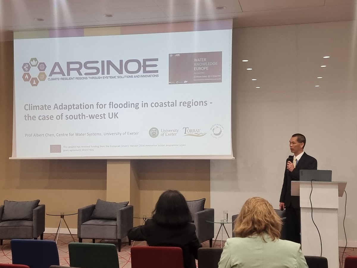 Water Europe (@h20eu) on Twitter photo ✨N.Mustafee & A.Chen <a href="/UniofExeter/">University of Exeter</a> and C.Stavridis <a href="/Auth_University/">Αριστοτέλειο Πανεπιστήμιο Θεσσαλονίκης</a> are taking us through the solutions of <a href="/ARSINOE_EU/">ARSINOE_EU</a> highlighting the project's impressive case studies!
✅️<a href="/ARSINOE_EU/">ARSINOE_EU</a> takes a holistic approach for 💦climate, weather &👩💻socio-economic development! #WKE2025 ✨N.Mustafee & A.Chen <a href="/UniofExeter/">University of Exeter</a> and C.Stavridis <a href="/Auth_University/">Αριστοτέλειο Πανεπιστήμιο Θεσσαλονίκης</a> are taking us through the solutions of <a href="/ARSINOE_EU/">ARSINOE_EU</a> highlighting the project's impressive case studies!
✅️<a href="/ARSINOE_EU/">ARSINOE_EU</a> takes a holistic approach for 💦climate, weather &👩💻socio-economic development! #WKE2025