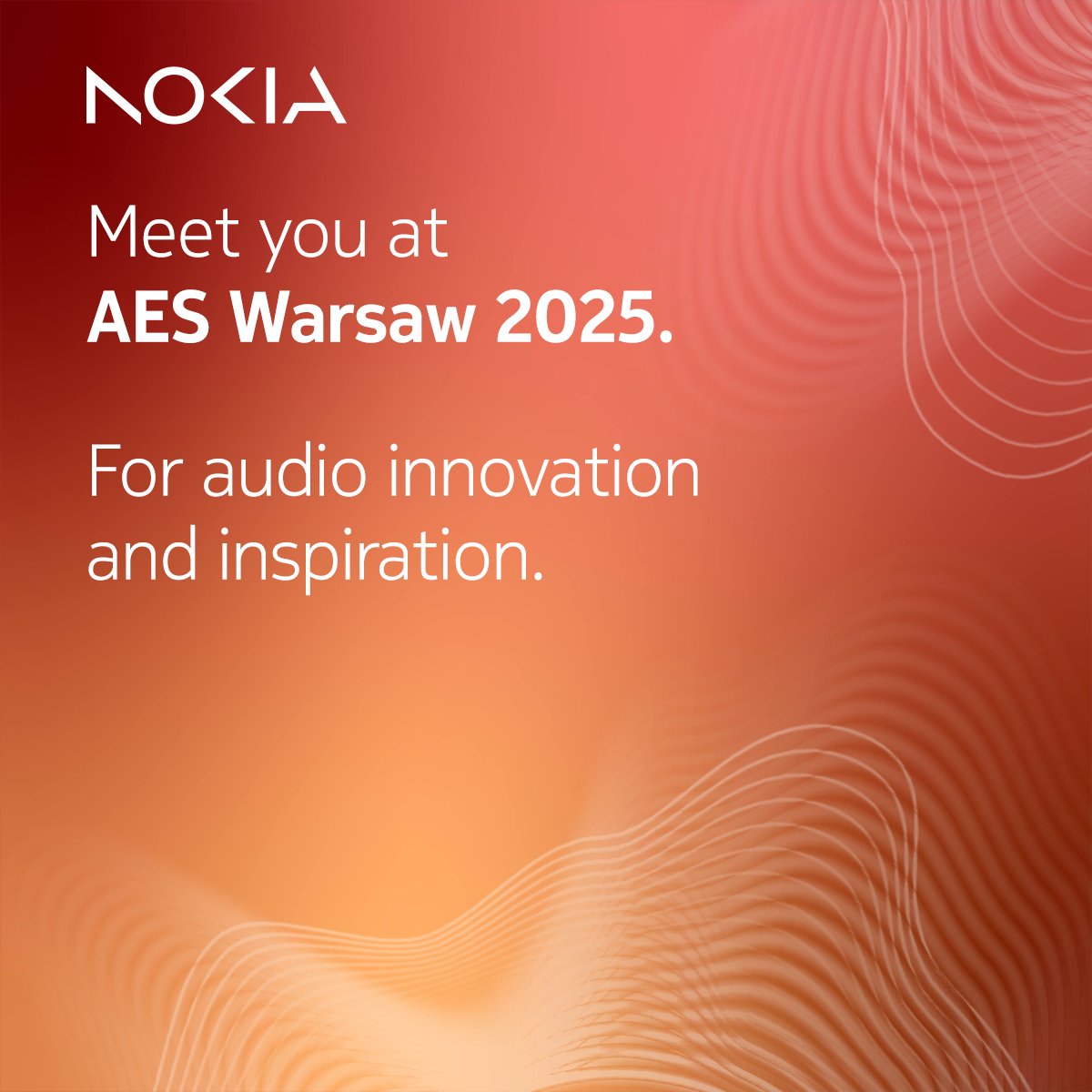 NokiaAudioTech's tweet image. Nokia audio team present two new research papers at AES Warsaw, May 25–27: 

🎤 IMPro: Measure built-in mic performance—no lab needed: nokia.ly/3S4RiRy 

🎤 Speech denoising via knowledge distillation: nokia.ly/4mg2FE4 

Let’s connect!

#audiotech #NokiaInnovates