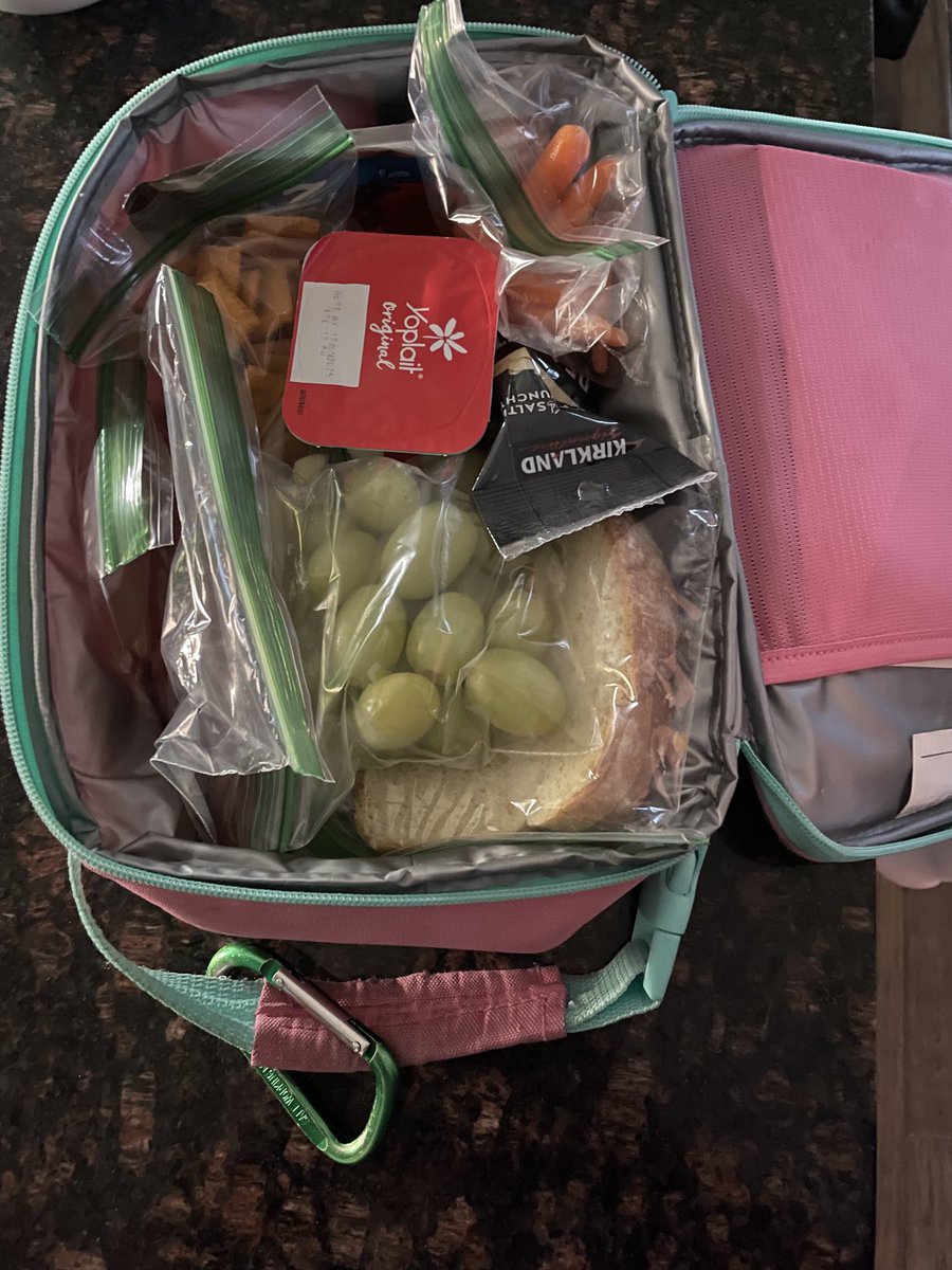 Today is ⁦<a href="/AddyVerhagen/">Addy Verhagen</a>⁩ last day of HS, which means this is the last day of packing her lunch.⁩ 😢 I’d pack 5,000 more and start it all over again if I could. I ❤️ you 🐻