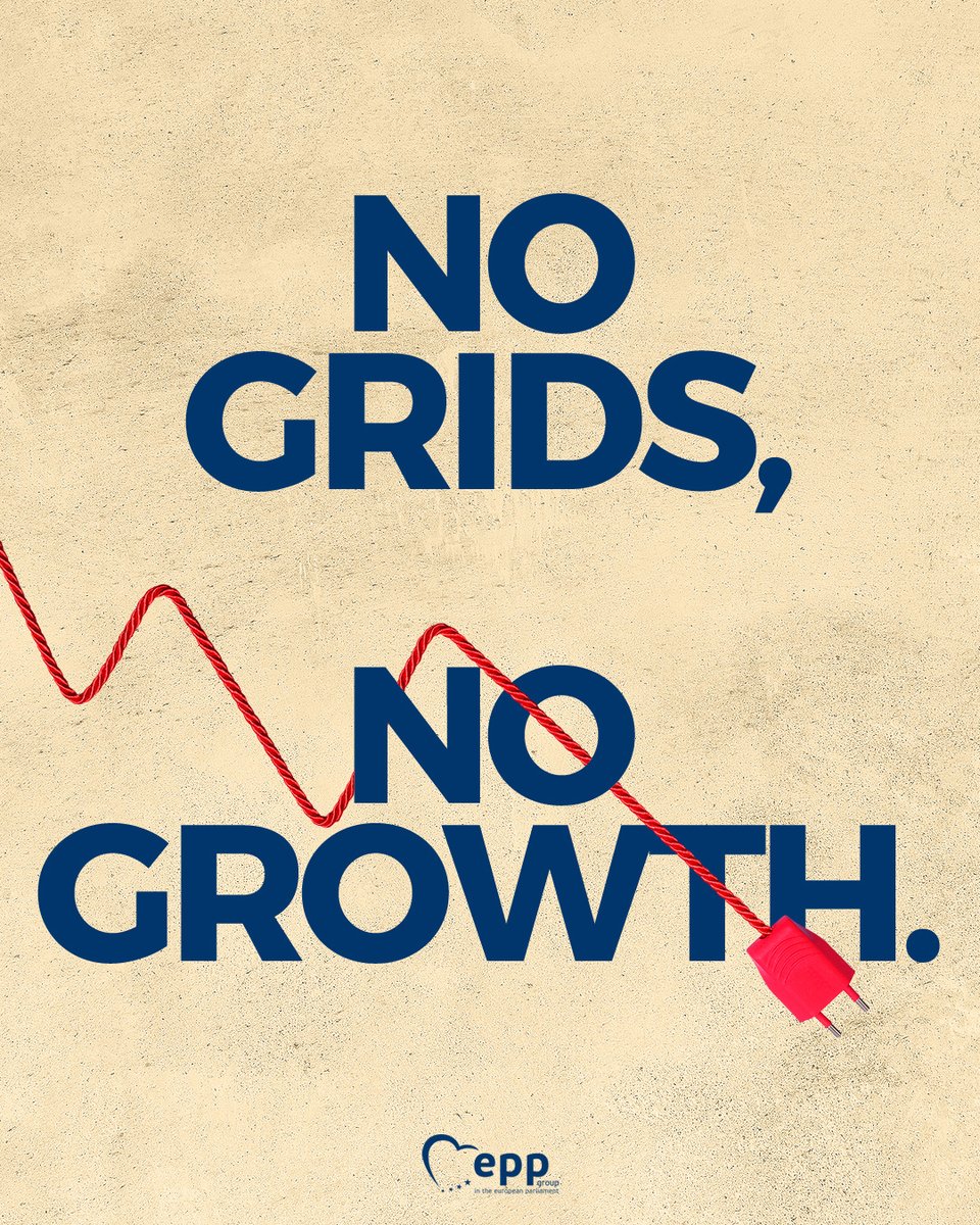 EPP Group (@eppgroup) on Twitter photo A competitive Europe needs modernised electricity grids.
Time to act, urges <a href="/SeanKellyMEP/">Seán Kelly MEP</a>:
"The next decade will determine whether we build a competitive, net-zero Europe or fall behind global competitors."
Let’s make our grid fit for the 21st century!
#EUcompetitiveness A competitive Europe needs modernised electricity grids.
Time to act, urges <a href="/SeanKellyMEP/">Seán Kelly MEP</a>:
"The next decade will determine whether we build a competitive, net-zero Europe or fall behind global competitors."
Let’s make our grid fit for the 21st century!
#EUcompetitiveness